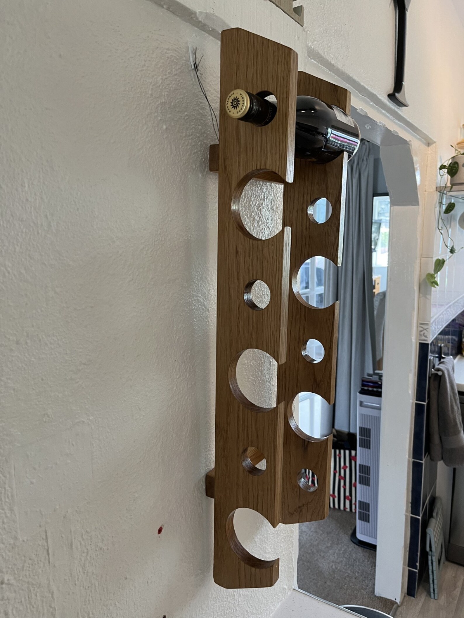 Bespoke Wine Rack in Solid Oak - Etsy