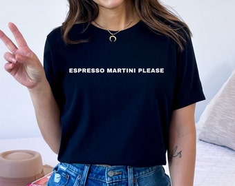 Espresso Martini T-shirt, Martini-älskare, gåva