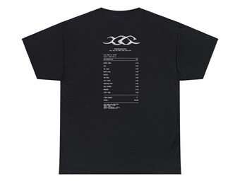 XG Discography Black and White Receipt Kpop Tee Shirt - Etsy
