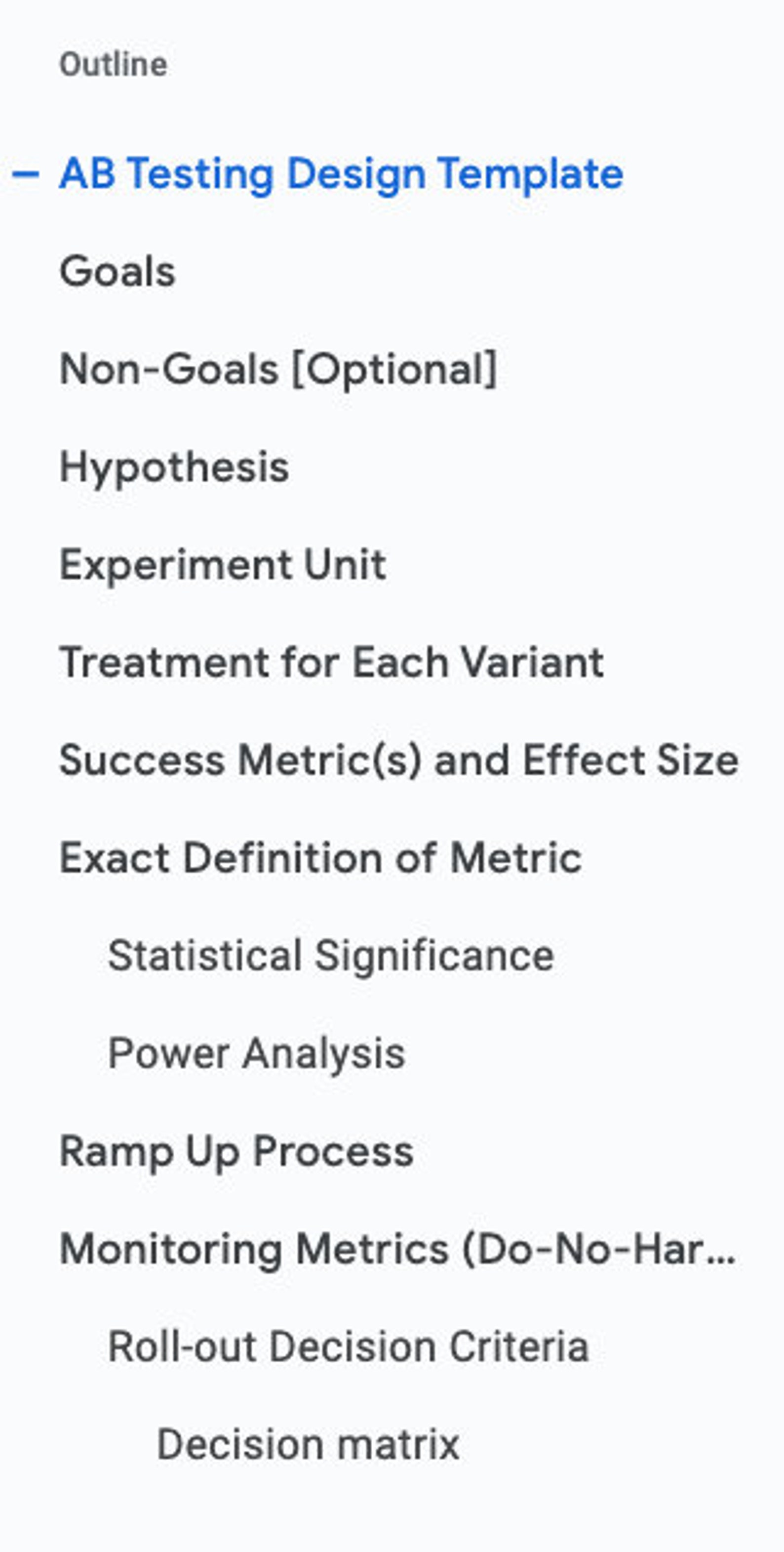 A/B Testing Design Plan Template - Etsy