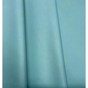 Ultraleather Brisa Mineral Blue Faux Leather Upholstery Fabric By Yard 54w - Vintage? No.