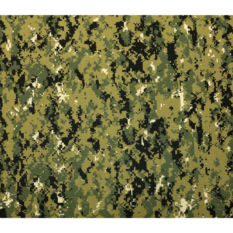 Aor2 Nwu Iii Digital Ny/co Ripstop Camo Uniform Fabric by 1/2(0.5) Yard ...