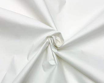 Bright White Down Proof Ticking Pillow Feather Proof Cotton Fabric By Yard 42w