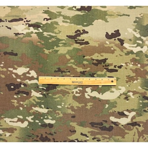 Cordura 1000d Ocp Scorpion militaire camouflage nylon gecoate dwr-stof op maat gesneden 60w afbeelding 4