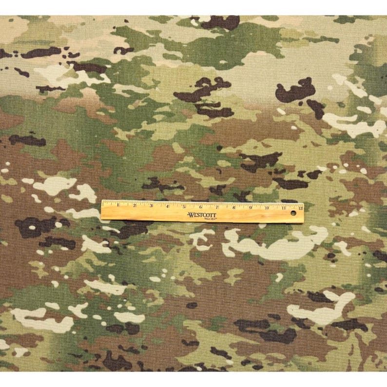 Cordura 1000d Ocp Scorpion militaire camouflage nylon gecoate dwr-stof op maat gesneden 60w afbeelding 4