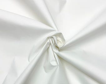 Bright White Downproof Ticking Pillow Feather Proof Fr Fabric By Yard 42w