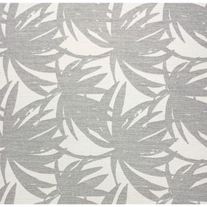 Vintage Sunbrella Fern Leaf Granite Outdoor Upholstery Fabric 54w Acrylic For Furniture, Cushions