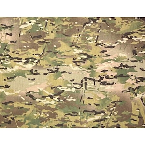 Tela Cordura 500d Multicam vintage cortada a medida 60 W. Nylon sin recubrimiento, resistente al moho. Material para chaqueta/bolsa/costura de camuflaje para hombre.