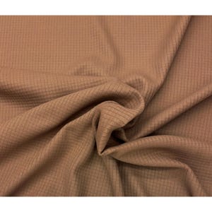 Polartec Grid Fleece Coyote Brown 60wide By 1/2 Yard 0.5 Yard Power Grid 8 Oz 100% Polyester Stretch image 6