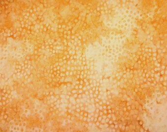 Hoffman Batik Fabric Quilting Cotton By Half-yard Yellow Orange Cream Touch Green Vtg #42