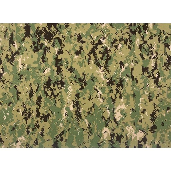 Aor2 Nwu III Navy Logo Nylon Taslan Digital Camo Militär Stoff 58w