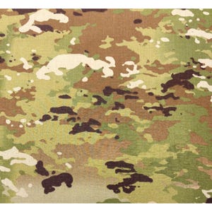 Vintage Military Ocp Scorpion 6oz Ripstop Ny/co Nomex Fr Fabric By 1/2(0.5) Yard 65w Camouflage