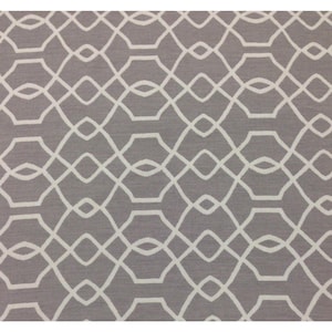 Ballard Designs Sunbrella Trellis Taupe Sand Fabric Outdoor tagliato su misura 54w immagine 1