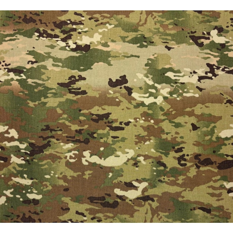 Cordura 1000d Ocp Scorpion militaire camouflage nylon gecoate dwr-stof op maat gesneden 60w afbeelding 2