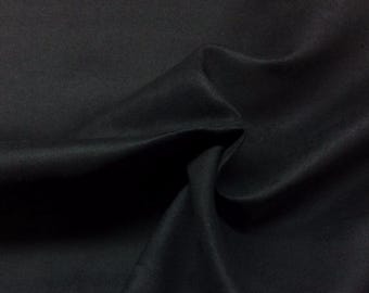 Tessuto in microfibra nera Ballard Designs tagliato su misura 56 W, tinta unita, in poliestere, per tappezzeria, biancheria da letto, cuscini, tende, mobili