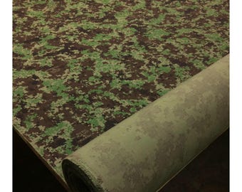 Vintage Hyperstealth Spec4ce Forest Green Ny/co Ripstop Fabric By 1/2(0.5) Yard 66w
