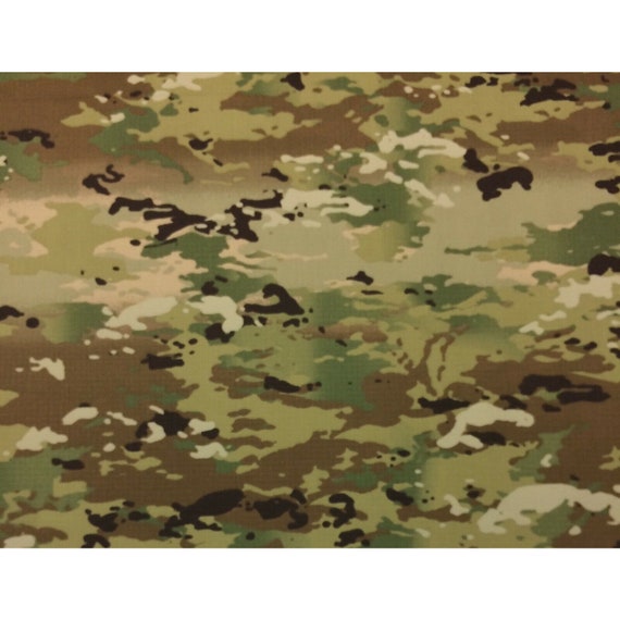 Ocp Multicam Ny/co Ripstop Military Camo 6.5 Oz Fabric by 1