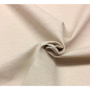 Ballard Designs Adena Pure Cream Sunbrella Linen Like Multiuse Fabric Bty 54w