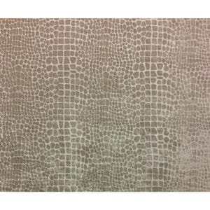 Vintage Kylie Linen Fabric Ballard Designs Textured Velvet Crocodile Pattern By The Yard