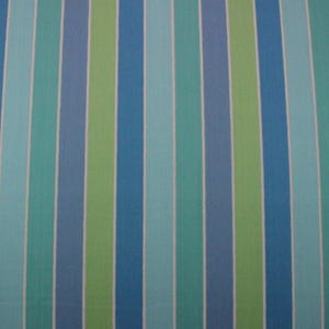 Vintage Covington Covington Vivo Isle Waters Blue Striped Woven Multuse Fabric By The Yard 54w
