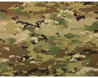 Ocp Multicam Ny/co Ripstop Military Camo 6.5 Oz Fabric By The Yard 64w