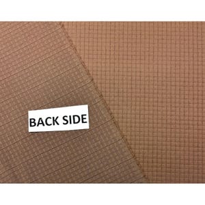 Polartec Grid Fleece Coyote Brown 60wide By 1/2 Yard 0.5 Yard Power Grid 8 Oz 100% Polyester Stretch image 5