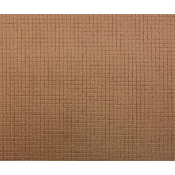 Polartec Grid Fleece Coyote Brown 60wide By 1/2 Yard 0.5 Yard Power Grid 8 Oz 100% Polyester Stretch