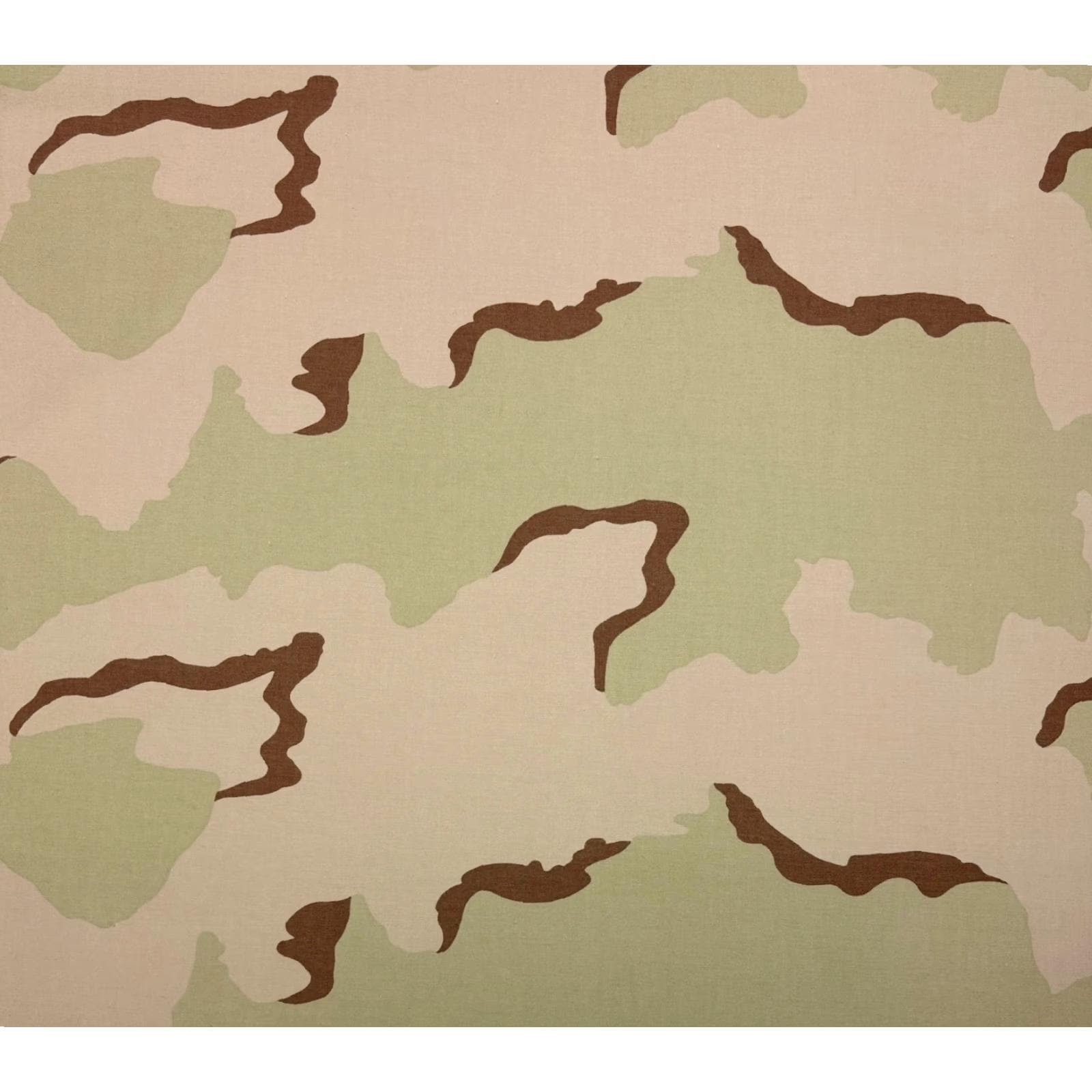 Vintage 3 Day Desert Camo Fabric Military Canvas Ny/co Smooth Soft
