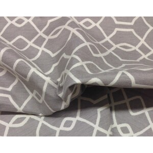 Ballard Designs Sunbrella Trellis Taupe Sand Fabric Outdoor tagliato su misura 54w immagine 5