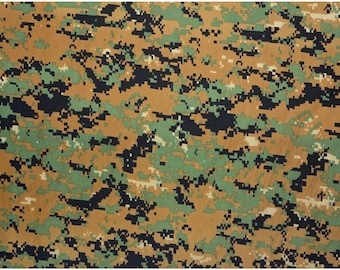 MARPAT WOODLAND デジタル迷彩ミリタリースペック生地 400D パック