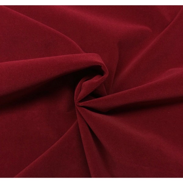 Ballard Designs Performance Velvet Red Furniture Washable Fabric By Yard 55w