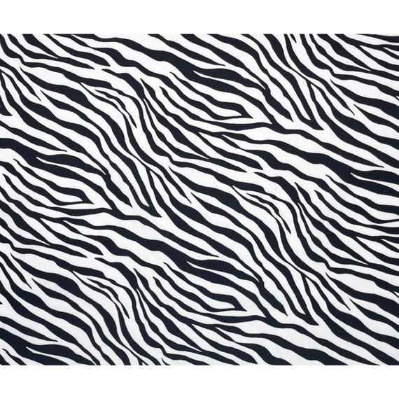 Zebra Skin Black White 600d Cordura Type Pack Cloth Dwr Fabric By Yard 59 W