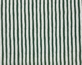 Ballard Designs Ferris Sage Striped Floral Vine Multiuse Fabric Schüttgut 54w