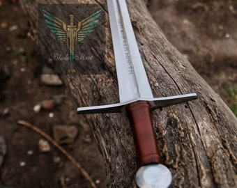 TRADITIONAL ROMANIC Custom Handmade Viking Sword, Gift for him, Christmas gift, Gift For Him
