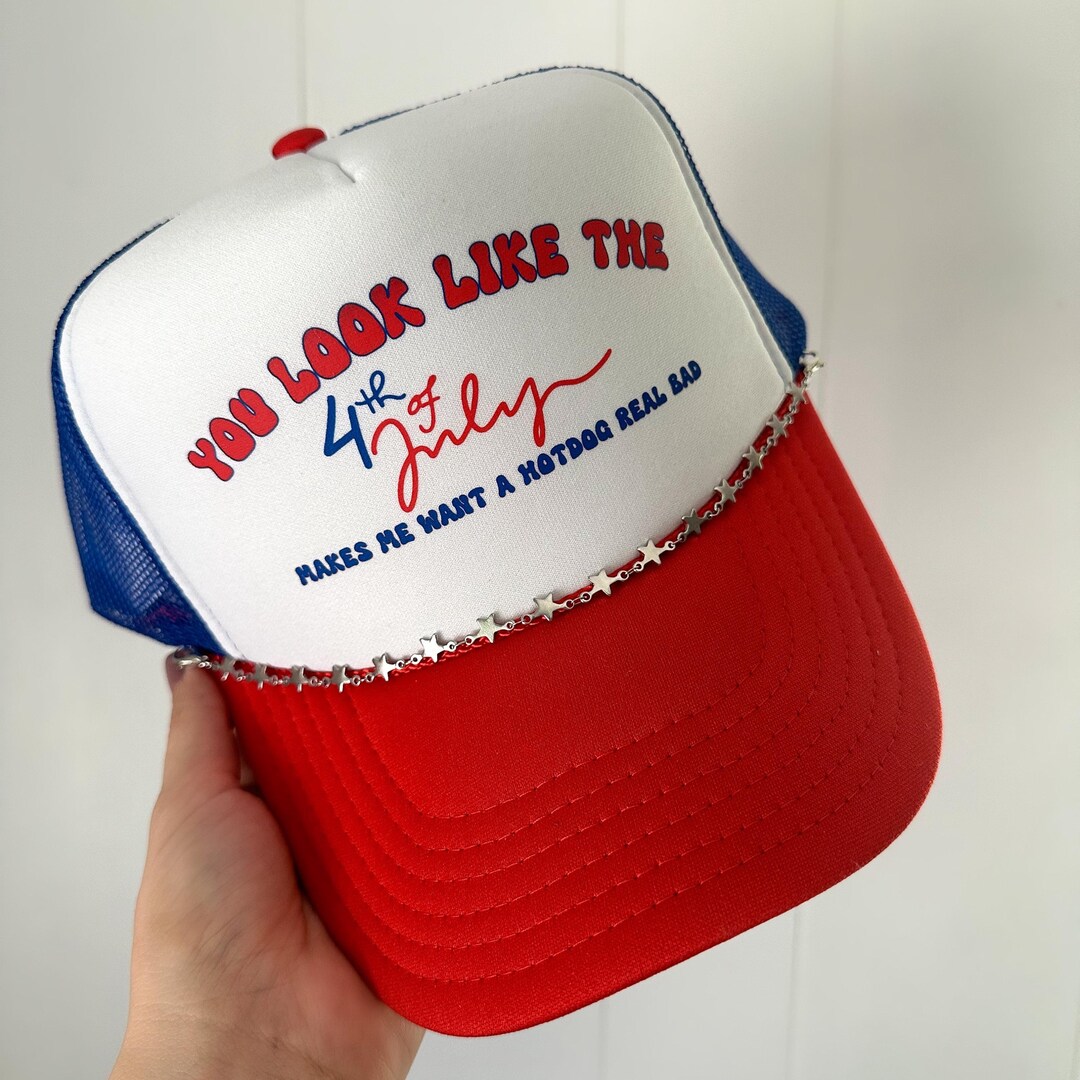 Patriotic 4th of July Trucker Hat | You Look Like the 4th of July ...