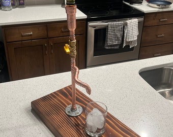 Rustic Copper Whiskey Dispenser