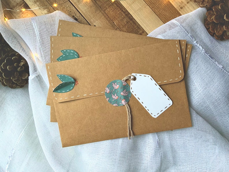 Enveloppe faites mains kraft