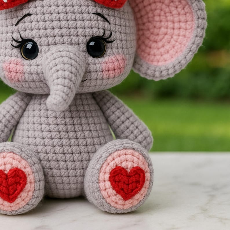 Amigurumi Baby Elephant Crochet Pattern – Easy DIY Plushie Tutorial ...