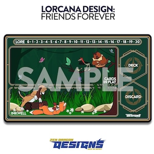 Friends Forever Lorcana Trading Card Game Playmat