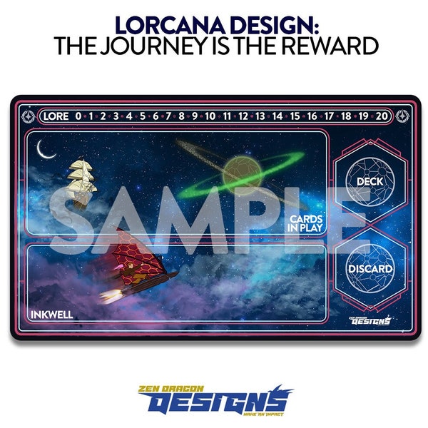 The Journey is the Reward Lorcana Trading Card Game Playmat