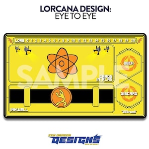 Eye to Eye Lorcana Trading Card Game Playmat