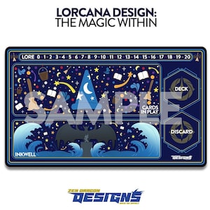 The Magic Within Lorcana Trading Card Game Playmat