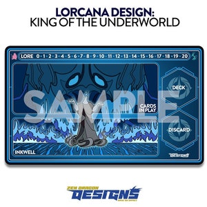 King of the Underworld Lorcana Trading Card Game Playmat