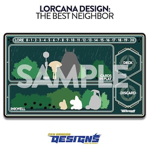 The Best Neighbor Lorcana Trading Card Game Playmat