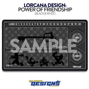 Power of Friendship Lorcana Trading Card Game Playmat