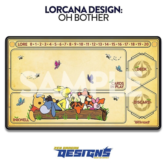 Oh Bother Lorcana Trading Card Game Playmat - Etsy