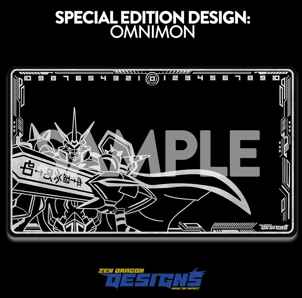 Omnimon Digimon Card Game Custom Playmat Special Edition - Etsy, image size:1000x985