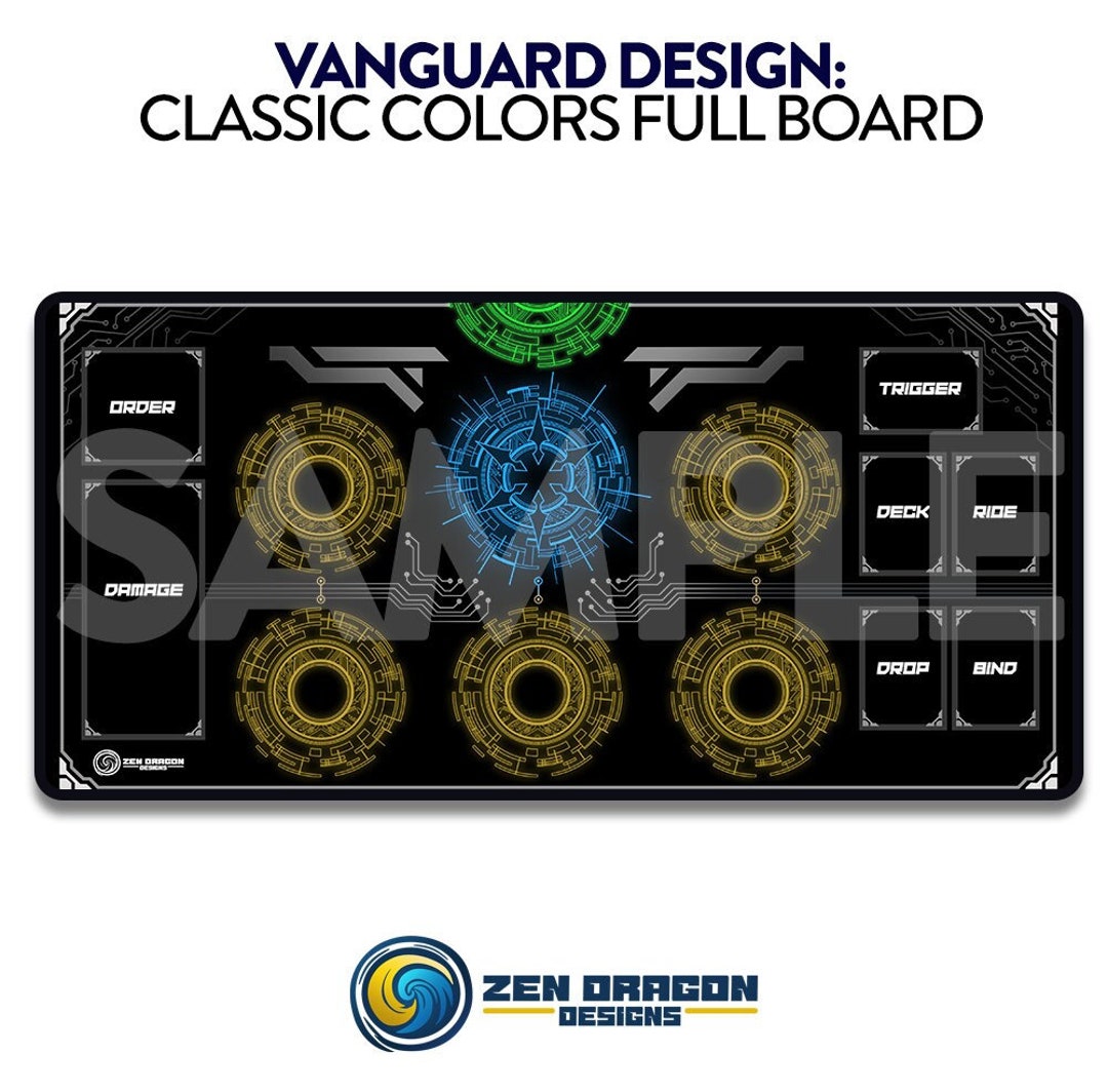 Cardfight! Vanguard Full Board Layout Custom Playmat - Etsy