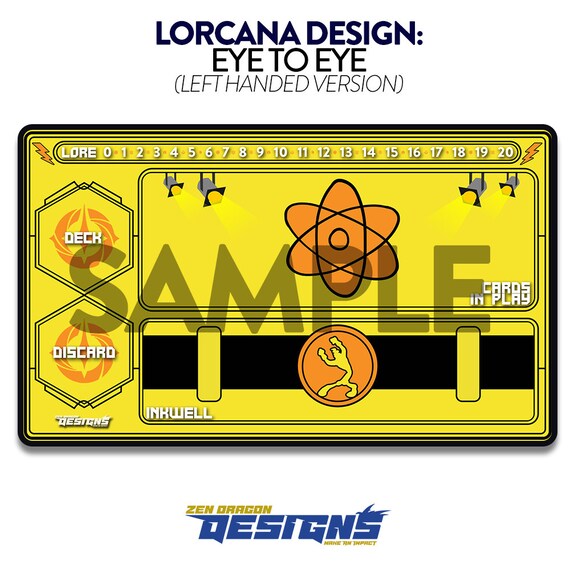 Eye to Eye Lorcana Trading Card Game Playmat - Etsy