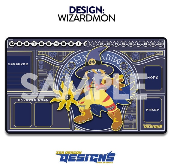 wizardmon digimon card Wizardmon Acrylic Memory Marker  Usagi Draws